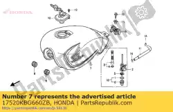 Here you can order the tank fuel nh318 from Honda, with part number 17520KBG660ZB: