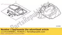 11191GW8681, Honda, pakking, carter honda  (e) england clm little cub (x) japan crf st (n) germany trx xr zb (j) 50 70 90 1984 1988 1992 1997 1998 1999 2000 2003 2005 2006 2007 2008 2009 2010 2011 2012 2013 2014 2017 2018 2019 2020, Nieuw