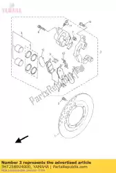 Qui puoi ordinare caliper assy (a destra) da Yamaha , con numero parte 3HT2580U4000: