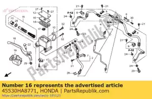 Honda 45530HA8771 zestaw cylindrów, master - Dół