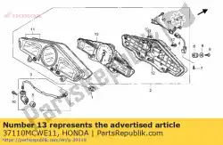 Ici, vous pouvez commander le compteur comp., combinaison auprès de Honda , avec le numéro de pièce 37110MCWE11: