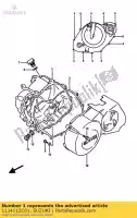 1134112C01, Suzuki, capa, embreagem suzuki rgv 250 1989 1991 1992 1993 1994, Novo