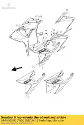 Qui puoi ordinare cowling comp, si da Suzuki , con numero parte 9449002H10YKY: