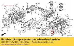 bout, tapeind, 86x40 van Honda, met onderdeel nummer 90035MN5000, bestel je hier online: