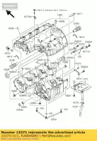 132711511, Kawasaki, p?yta, odpowietrznik zx900-e1h kawasaki z zx 750 900 1000 1998 1999 2000 2001 2002 2003 2004 2005 2006, Nowy