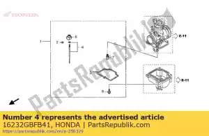Honda 16232GBFB41 jeu d'aiguilles, jet (nbkf) - La partie au fond