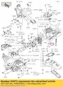 kawasaki 920720149 band, gereedschap ej800abf - Onderkant