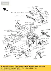 kawasaki 921610063 damper zr1000-a1 - Bottom side