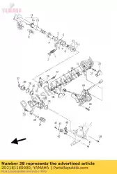 Qui puoi ordinare collare, pedale del cambio da Yamaha , con numero parte 2D21811E0000: