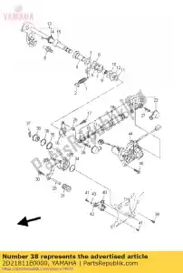 yamaha 2D21811E0000 colarinho, pedal de mudança - Lado inferior