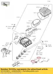 Ici, vous pouvez commander le tube, 12x17,6x44 zx600r9f auprès de Kawasaki , avec le numéro de pièce 921920851: