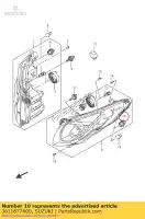 3611877A00, Suzuki, socket,turn lam suzuki an burgman z a za  an400z an400aza an400zza 400 , New