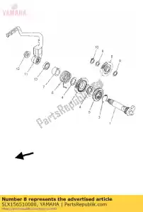 yamaha 5LX156510000 bieg, kopnij na biegu ja?owym - Dół