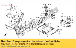 Here you can order the plate, l. Pillion step from Honda, with part number 50723KTFJ20:
