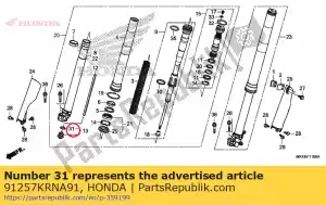 honda 91257KRNA91 o ring, 22,1x1,9 - Onderkant