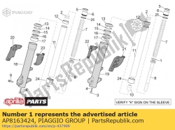 Aprilia AP8163424, Bush ring, OEM: Aprilia AP8163424