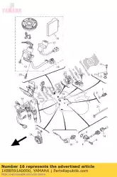 Aqui você pode pedir o conjunto da unidade de controle do motor em Yamaha , com o número da peça 1XB8591A0000: