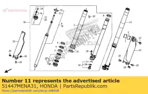 honda 51447MENA31 pier?cie?, ogranicznik uszczelnienia olejowego - Dół