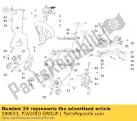 598833, Piaggio Group, Rem wasmachine     , Nieuw