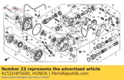 versnelling, fr ring van Honda, met onderdeel nummer 41531HP5600, bestel je hier online: