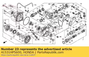 Honda 41531HP5600 versnelling, fr ring - Onderkant