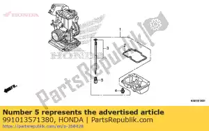 honda 991013571380 jet, main, #138 - Bottom side