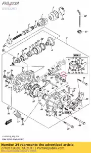 Suzuki 2740531GB0 cuscinetto - Il fondo