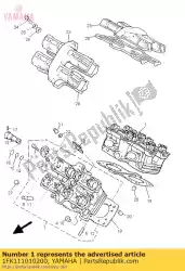 Here you can order the cylinder head assy from Yamaha, with part number 1FK111010200: