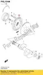 Here you can order the gear,crank bal from Suzuki, with part number 1266648G10:
