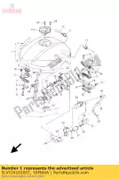 5LVY24101001, Yamaha, tanque de combustível comp. yamaha fzs fazer 1000, Novo