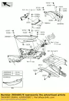 360400128660, Kawasaki, pokrywa-tail, prawy, m.s. czarny kawasaki zzr  f performance sport zx1400 e abs h j zzr1400 ninja zx14r brembo ohlins 1400 , Nowy