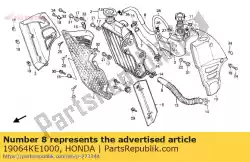 Here you can order the no description available at the moment from Honda, with part number 19064KE1000: