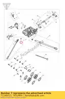 T1246013, Triumph, schroef tps zeskantige kop triumph thunderbird thunderbird commander thunderbird lt thunderbird storm 1600 1700 2010 2011 2012 2013 2014 2015, Nieuw