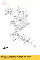 4JT253170000, Yamaha, distanziale, cuscinetto yamaha tz 125 2000, Nuovo