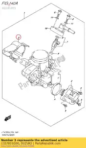 suzuki 1357831G00 hoes - Onderkant