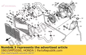 Honda 19015MFGD00 sudário comp. - Lado inferior