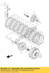 suzuki 0944018040 spring - Bottom side