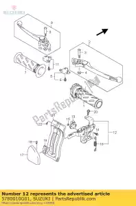 suzuki 5780010G01 levier assy, ??frein - La partie au fond