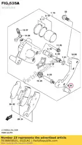 suzuki 5938800B20 nut - Bottom side