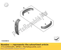 Here you can order the set, cylinder head cover, machined - rsd from BMW, with part number 77122469284: