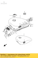 4411038A22YD8, Suzuki, serbatoio completo, carburante suzuki vs 750 1985 1986 1987 1988, Nuovo