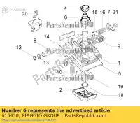 615430, Piaggio Group, parapolvere ape zapt10000 422 2005 2006 2007 2008 2009 2010 2011 2012 2013 2014 2015 2016 2017 2018 2019 2020 2021 2022, Nuovo