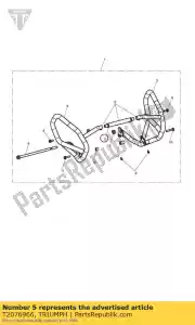 triumph T2076966 linkbalk - Onderkant