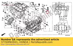 Qui puoi ordinare gruppo sensore, velocità da Honda , con numero parte 37700MKJD01: