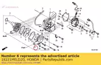 19221MELD20, Honda, tampa, bomba de água honda  cb cbf cbr 1000 2006 2007 2009 2010 2011 2012 2013 2018 2019, Novo