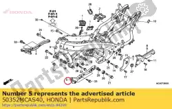 Aquí puede pedir viga, l. Soporte del motor de Honda , con el número de pieza 50352MCAS40: