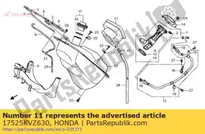 Honda 17525KVZ630 bandeja, combustible - Lado inferior