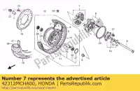 42312MCHA00, Honda, nessuna descrizione disponibile al momento honda vtx 1300 1800 2004 2005 2006 2007, Nuovo