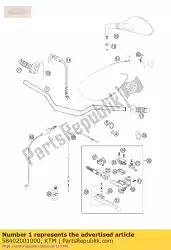 Qui puoi ordinare manubrio alu lc4, adventure02 da KTM , con numero parte 58402001000: