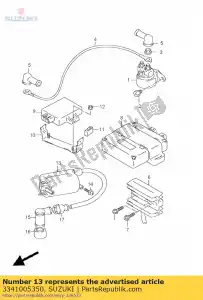 suzuki 3341005350 ignition coil - Bottom side